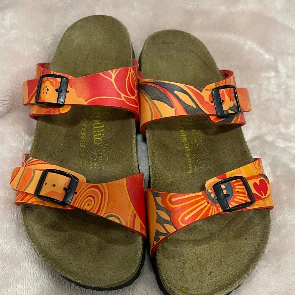 Papillio Kids Sandals with Orange and Red Straps